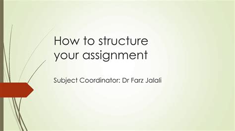 Presentable Assignment Structure に対する画像結果