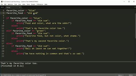 Toradh íomhá ar Nested If Else Python