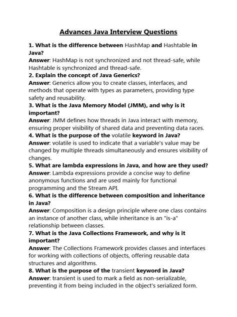 Image result for Java Interview Questions PDF Download