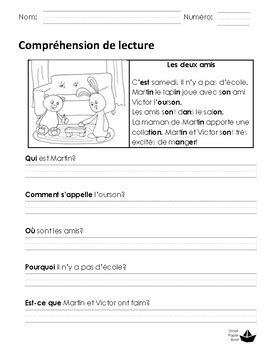 Image result for Simple French Reading Comprehension
