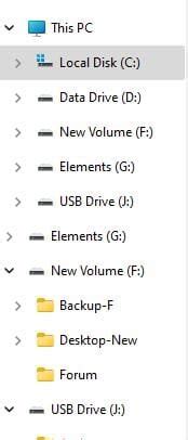 Image result for File Explorer Many Drives