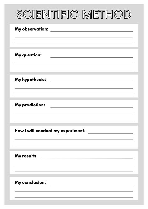 Image result for Science Scientific Method Worksheet