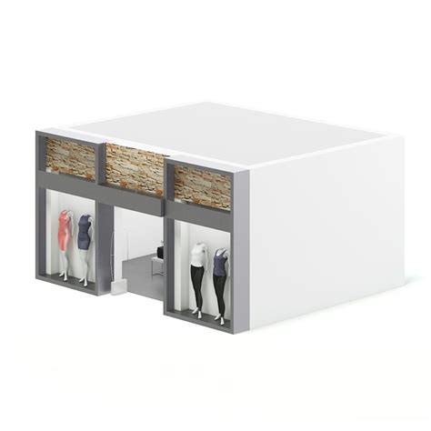 Toradh íomhá ar Clothes Store 3D Model