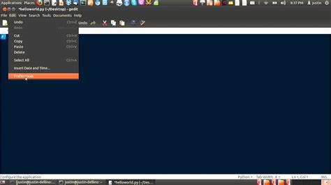 Image result for HelloWorld Code in Ubuntu Terminal