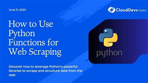 Image result for Python Module for Web Scraping