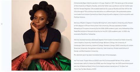 Image result for Model Biography Examples