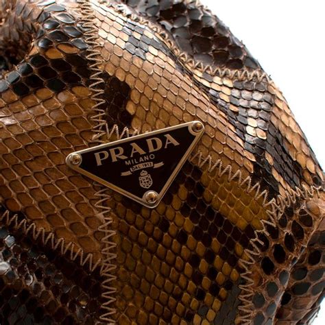 Image result for Prada Python Bag