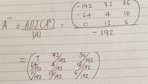 Image result for Determinante De Una Matriz Inversa