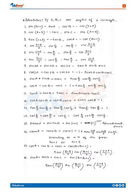 Image result for Trigonometry Math Note