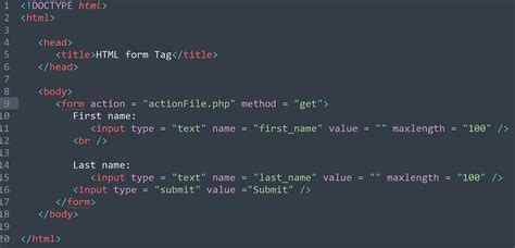 Image result for Form Tag in HTML Is Used For