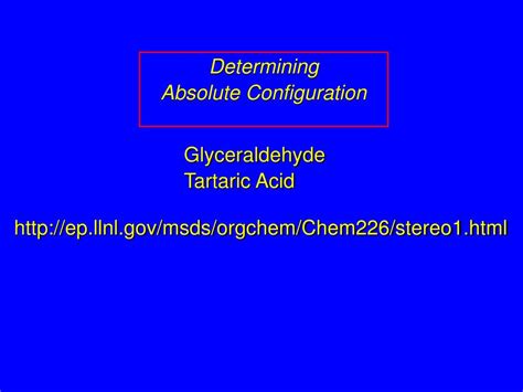 Image result for Absolute Configuration Exercise