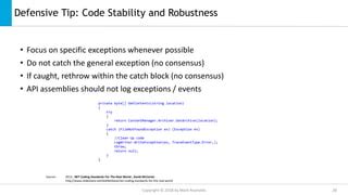 Code Snippets of Defensive Programming in Visual Basic Code に対する画像結果