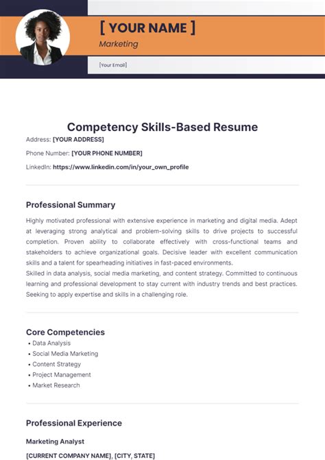 Competency Based Resume Examples に対する画像結果