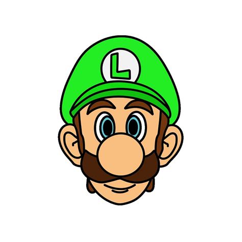 Toradh íomhá ar Drawing Tutorial How to Draw Luigi