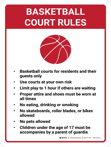 Image result for Basketball Ground-Rules Example