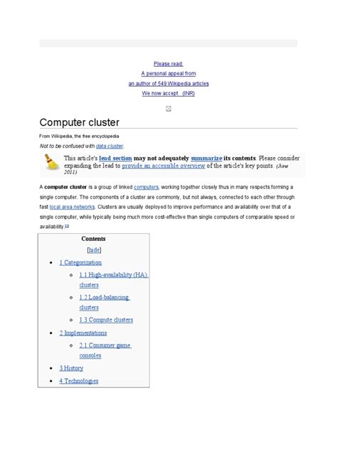 Image result for Cluster Computing Historic Textbook