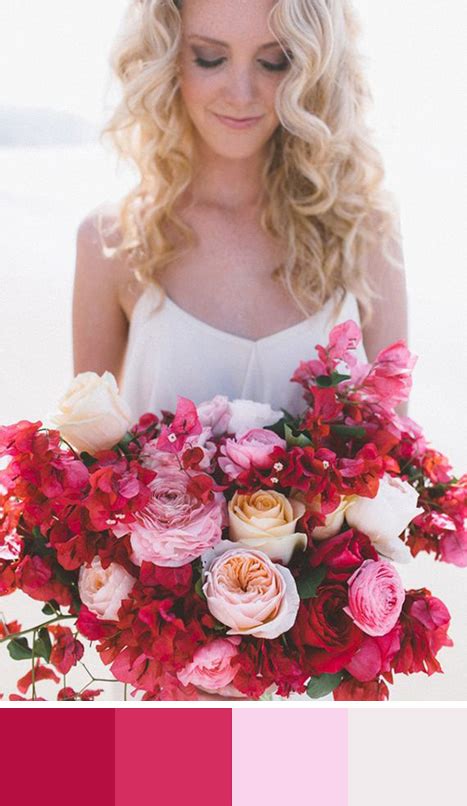Pretty in Pink: 5 Raspberry Pink Color Palettes for your Wedding Day
