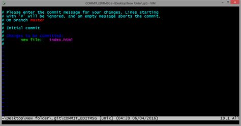 Toradh íomhá ar How to Commit Linux Command Line