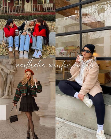 57 Aesthetic Outfits For Your Cold Chick Winter Wardrobe - ljanestyle