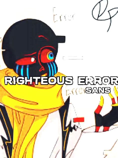 Image result for Righteous Error Sans Comic