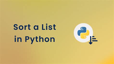 Image result for Python List. Sort