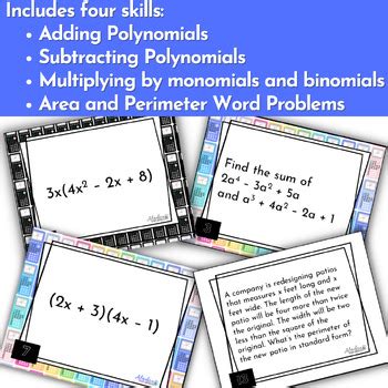 Afbeeldingsresultaten voor Algebra Lesson Polynomials Operations