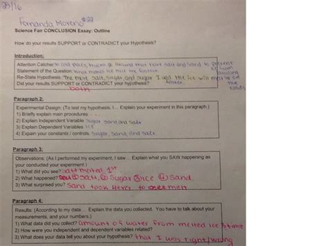 Image result for Science Experiment Conclusion Example