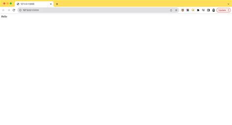 Toradh íomhá ar Localhost in Python Example