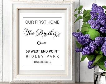 Our First Home Sign Print に対する画像結果