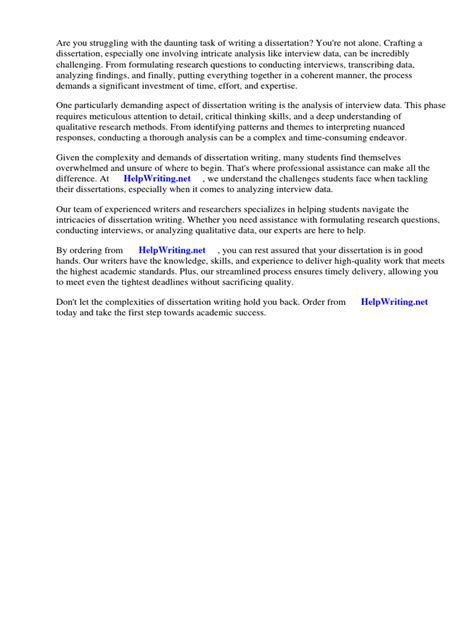 Image result for Dissertation Interview Transcript