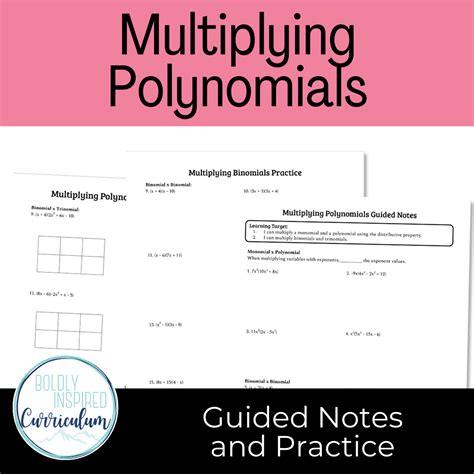 Image result for Multiply Polynomials Worksheet.pdf