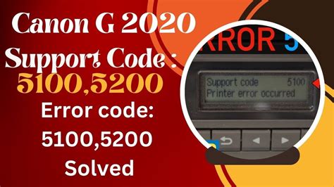 Image result for Canon PIXMA Support Code 5100