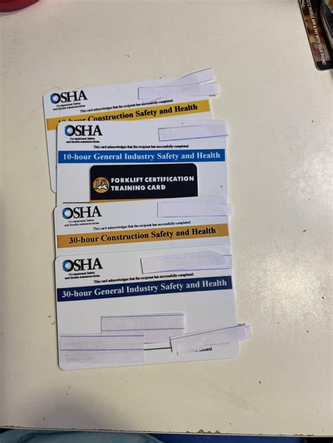 Image result for OSHA 40 Card