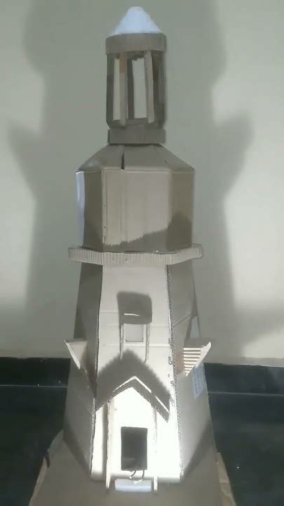 DIY Cardboard Lighthouse에 대한 이미지 결과