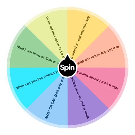 Image result for Random Answer Wheel