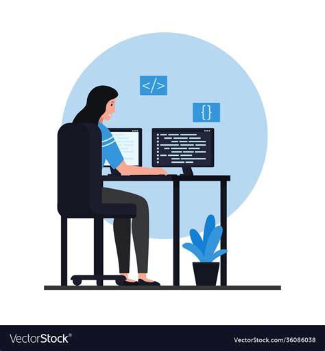 Toradh íomhá ar Programmin Vector Image