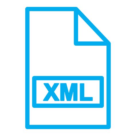 Toradh íomhá ar XML File Icon PNG