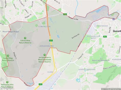 Image result for Act Postcode Map