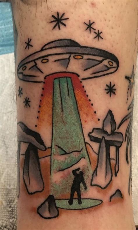 Image result for Alien Abduction Tattoo Stick Figure