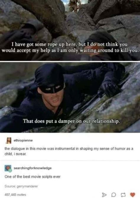 Image result for Princess Bride Gently Meme