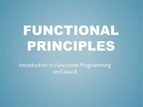 Image result for Principles of Functional Programming