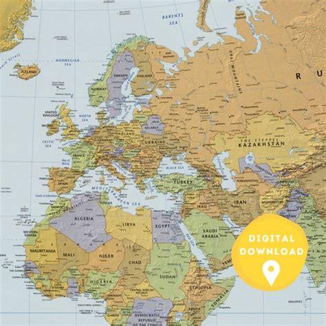 Image result for World Map with Marked