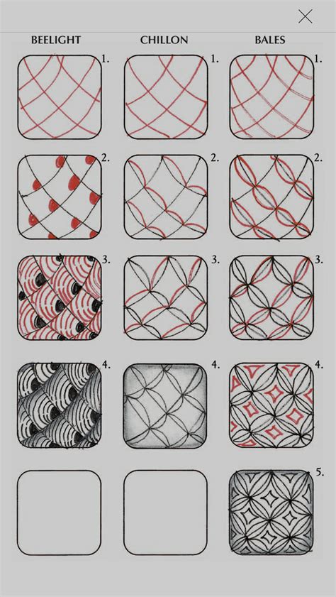 Image result for Tangle Patterns Zentangle