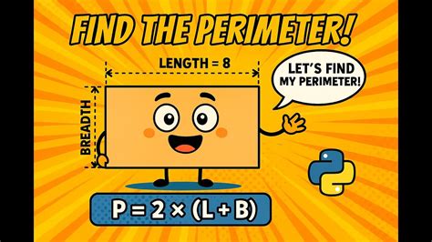 Image result for Perimeter of Rectangle Python