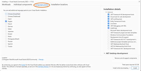 Image result for Visual Studio Install Workloads