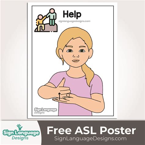 Toradh íomhá ar ASL Sign for Help