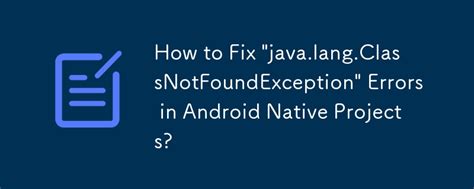 Afbeeldingsresultaten voor Java.lang.classnotfoundexception Eclipse Fix