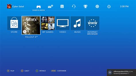 Image result for PS4 UI