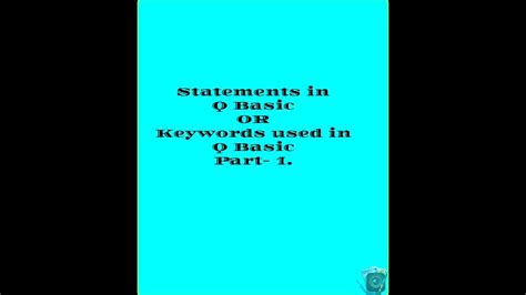 Q Basic Statement Type に対する画像結果