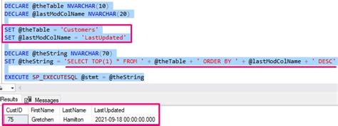 Toradh íomhá ar Dynamic SQL in Oracle